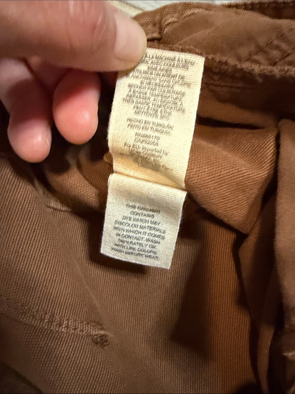 We The Free Wide-Leg Flare Jeans in Rust Brown - Picture 5 of 9